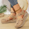 thumbnail image 2 of IUJSOY Platform Sandals for Women 2025 Closed Toe Fisherman Wedge Sandals Slingback Beach Shoes, 2 of 7