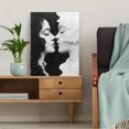 thumbnail image 5 of Qisvanset 12x16 Inch Framed Canvas Wall Art John Verse Wavy Font Trendy Apartment Bible Quote Home Wall Art, 5 of 8