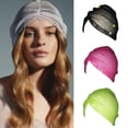 thumbnail image 5 of lanema Bling Rhinestone Beanie Glitter Crystal Fishnet Mesh Hat Nightclub Elastic Hat, 5 of 20