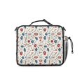 thumbnail image 3 of Baseball Players and Speech Bubbles Insulated Lunch Bag with Shoulder Strap and Bottle Holder,Bento School Lunch Bag Box,11x9.5x3.5 Inches, 3 of 5