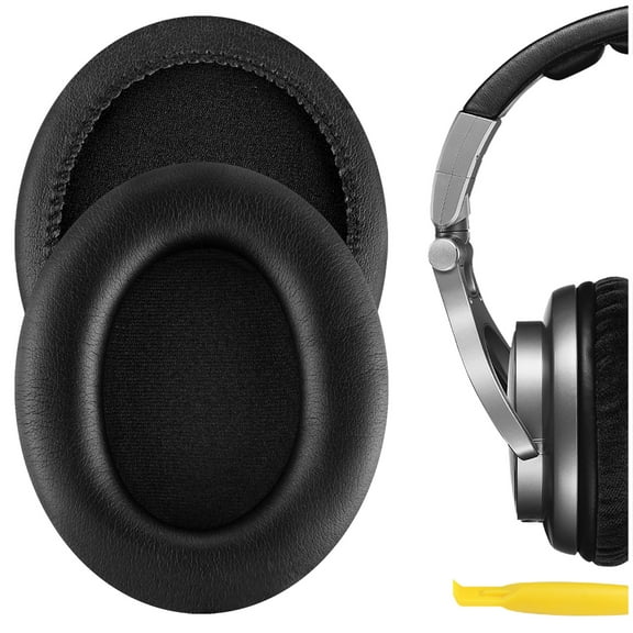 Geekria QuickFit Replacement Ear Pads for MDR-CD250 Headphones Earpads, Headset Ear Cushion Repair Parts (Black)