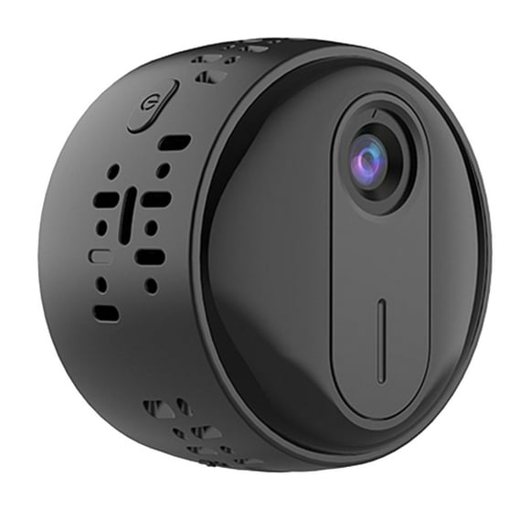 Mini Camara Espia Wifi Oculta de 4cm Full HD 1080p Visión Nocturna Micrófono con Batería de Respaldo de 90 minutos. App V380pro Zinker Cámara Espía