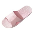 thumbnail image 2 of ZTTD Couples Women Shower Room Home Non Slip Breathable Soft Sole Shoes Slipper Comfortable Flat Shoes Pink, 2 of 5