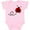AD-Pink, variant on Cute Red Ladybug Boys or Girls Baby Bodysuit