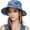 Navy Blue, variant on Women's Summer UV Protection Sun Hat Wide Brim Tie Dye Bucket Hat for Outdoor Beach Fishing Gardening