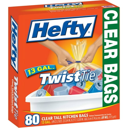 clear bags hefty gal count tall kitchen walmart