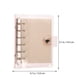 thumbnail image 3 of 1 juego de cuaderno de hojas sueltas, carpeta impermeable de 6 anillas, cuaderno, bloc de notas de escritura novedoso, 3 of 8