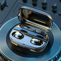 FYHALE Wireless Headphones Bluetooth 5.2 Headphones with Microphone LED Display Stereo Headset for Mobile Phone