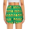 thumbnail image 4 of Haiem Cartoon Fruit 1 Women's 2 in 1 Running Shorts - Lightweight Athletic Workout Gym Yoga Breathable Sports Shorts Liner with Phone Pockets-Small, 4 of 9