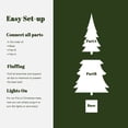 thumbnail image 4 of 4Ft Pre-Lit Winter Green Artificial Evergreen Christmas Tree Potted, 4 of 11