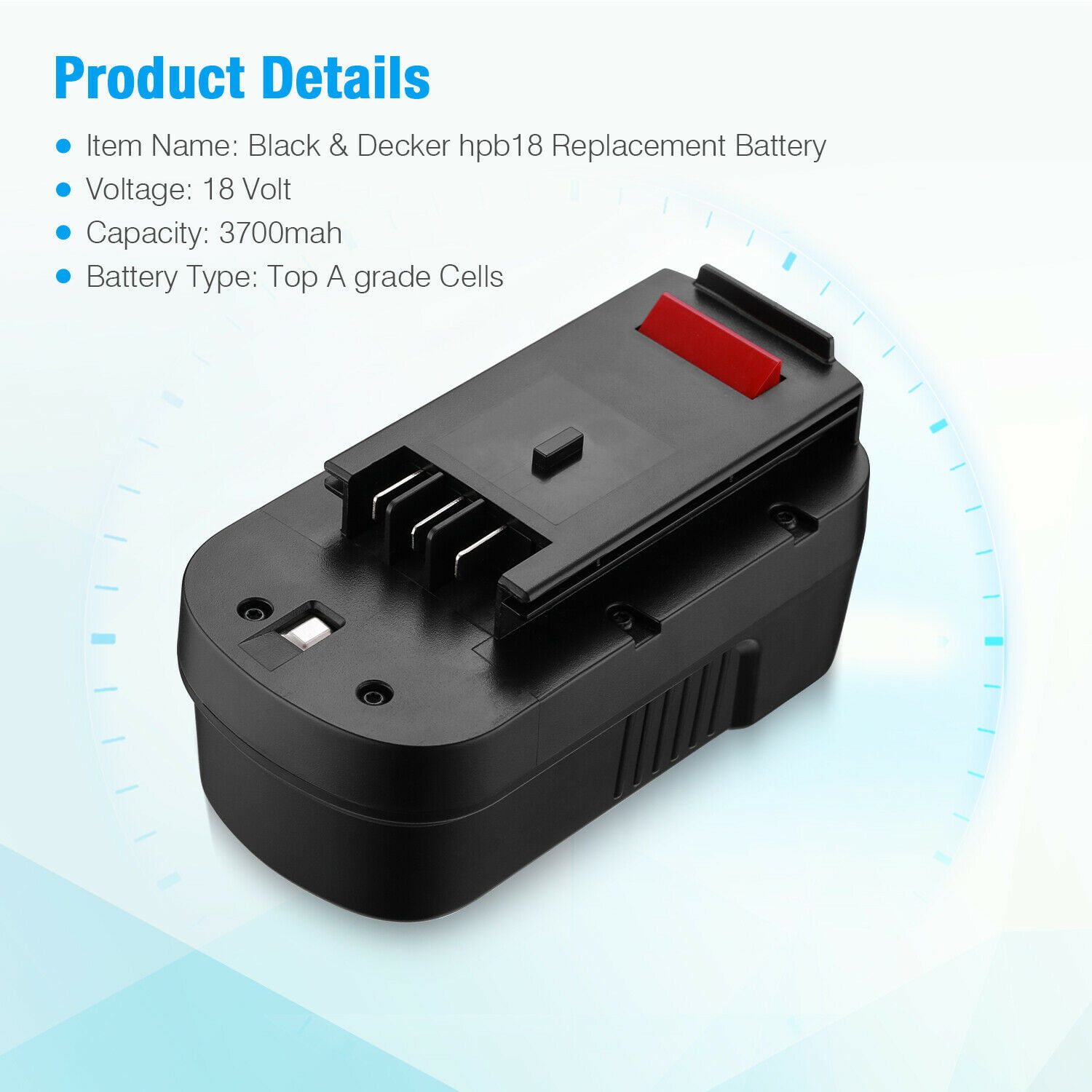 Buy [2-Pack] Forceatt HPB18 18V 3000mAh Ni-Cd Battery Replacement