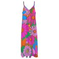 thumbnail image 4 of Nostalgic Vintage Floral Fine Art Sleeveless Dress Summer Dress Woman 2025, 4 of 7