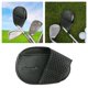 thumbnail image 4 of Funda protectora de cuero sintético para cabeza de hierro de golf, 4,5 x 3 pulgadas, a la moda Negro, 4 of 9