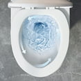 thumbnail image 3 of Puremind One-Piece Elongated Ceramic Toilet,4/6 Dual Flush 1.28 Gpf, White (27.6''Dx15''Wx29.5''H), 3 of 8