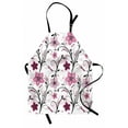thumbnail image 1 of Dragonfly Apron Shabby Chic Floral Swirled Leaves and Florets Artistic Illustration, Unisex Kitchen Bib Apron with Adjustable Neck for Cooking Baking Gardening, Pale Pink Dried Rose, by Ambesonne, 1 of 3