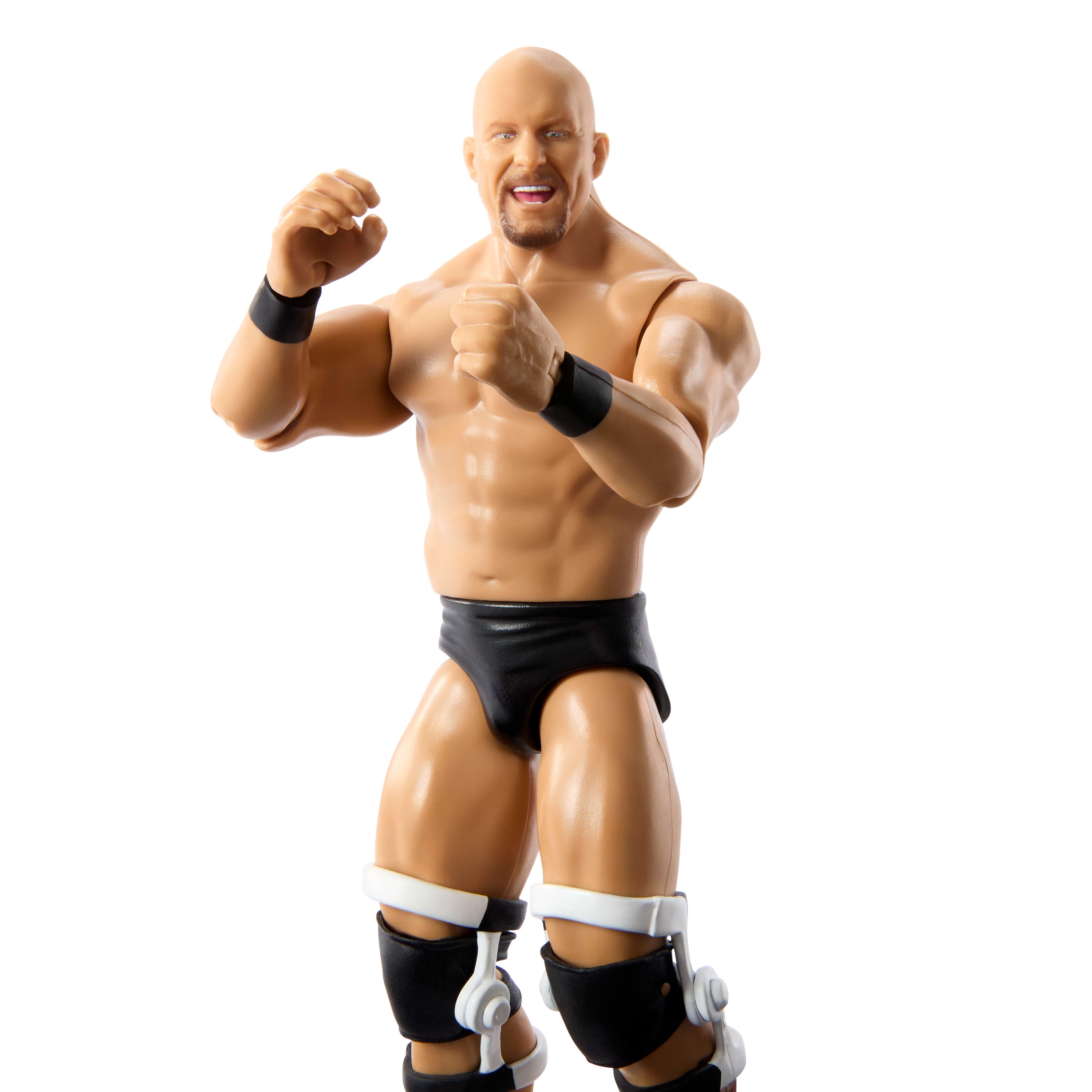 WWE Stone Cold Steve Austin Action Figure, 6-inch Collectible Superstar with Articulation