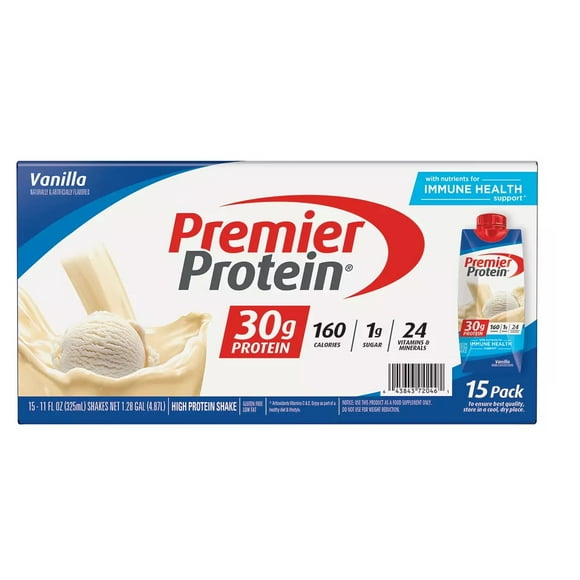 Premier Protein Vanilla Ready to Drink Shake, 15 ct./11 oz.