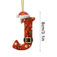 thumbnail image 2 of Acrylic Letter Pendant for Christmas Tree Decoration, 2d Hanging Ornament, Diy Crafts and Home Decor, 26 Alphabet Letters, 1 Pc, 2 of 8