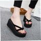 thumbnail image 5 of unbranded Chanclas Con Cuña Negras Para Mujer Ideales Para Y Uso Casual, 5 of 8