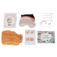thumbnail image 1 of Non Finished DIY Dog Doll Wool Felting Handmade Craft Poked Needle Handcraft Material Set,Wool Felt Handmade Materials, 1 of 8