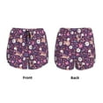 thumbnail image 5 of Lsque Cute Squirrel Floral Printed Women's Running Shorts with Liner Pockets,Elastic Quick Dry Workout Athletic Gym Yoga Shorts,Womens High Waist Shorts-Large, 5 of 9