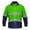 Green / Navy Blue, variant on High Visibility Hi Vis Reflective Safety Work Shirts (X-Large, Navy Blue)