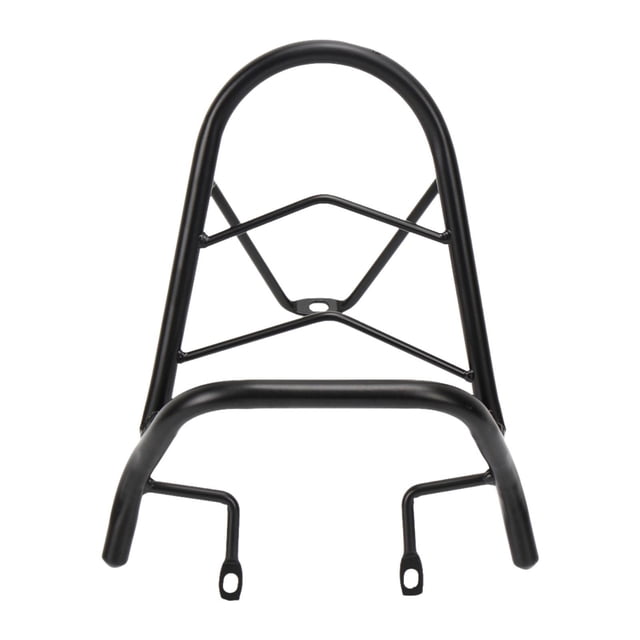 koolsoo Motorcycle Rear Luggage Rack Decoration Easy to Install Sturdy Support Shelf Black