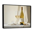 thumbnail image 2 of Designart "Chardonnay'S Enchanting Flair" Wine Floater Framed Wall Decor, 2 of 5
