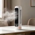 thumbnail image 2 of Horivan 2026 Upgraded Portable Rechargeable Evaporative Air Cooler 3‑Speed USB‑C Mini Air Conditioner with Mist Spray for Bedroom Office Camping, 2 of 9