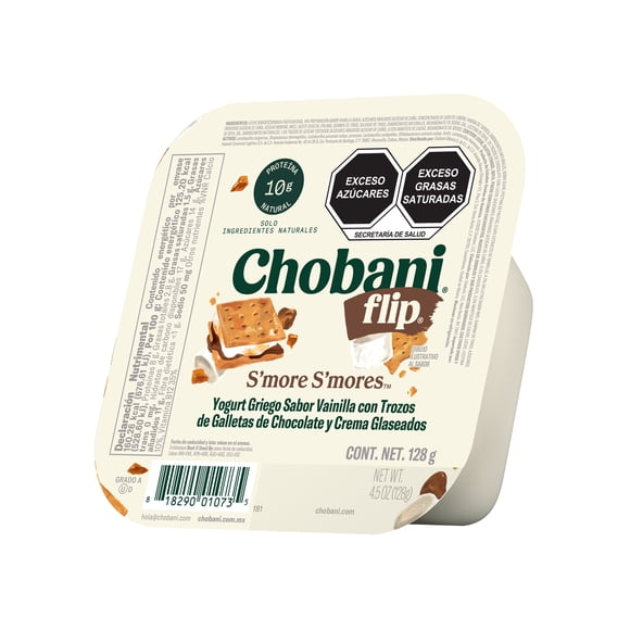 Yogurt griego Chobani Flip bajo en grasa s'mores s'mores 128 g