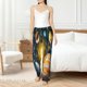 thumbnail image 4 of Balery Space Planet Pantalones de pijama para mujer, pijamas ultraligeros, pantalones de estar por casa-X-Large, 4 of 6