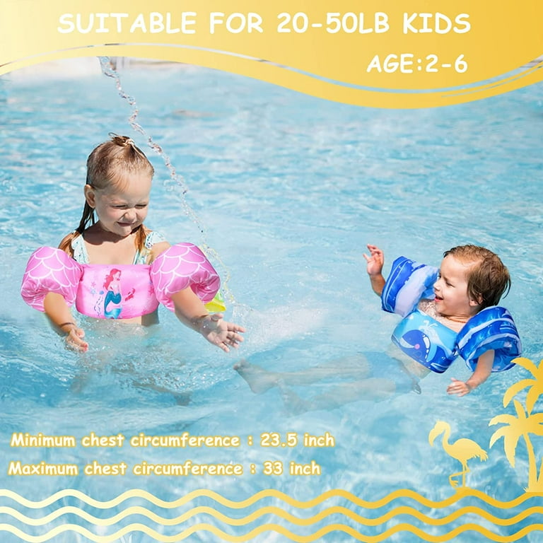 Water wings with store chest float
