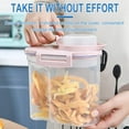 thumbnail image 3 of Ikohbadg Airtight Food Storage Containers, Stackable Kitchen Jars with Safe Seal Lids for Dry Food, Pet Treats, and Pantry Organization, Durable Plastic Storage Solution, 3 of 4