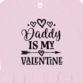 thumbnail image 4 of Inktastic Daddy is My Valentine Holiday Girls Toddler Dress, 4 of 5