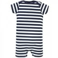 thumbnail image 4 of Hudson Baby Infant Boy Cotton Rompers 3pk, Sailboat, 6-9 Months, 4 of 4