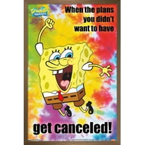 Nickelodeon Spongebob Squarepants - Meme Wall Poster, 22.375" x 34", Framed
