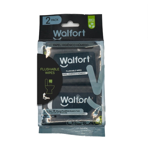 Papel higiénico Walfort húmedo 2 pack