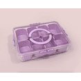 thumbnail image 5 of Cook With Color Sparkle Snack Box Food Storage Container - Purple, 5 of 6