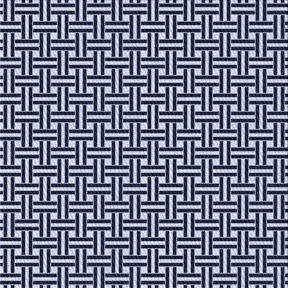 Ahgly Company Machine Washable Indoor Square Transitional Night Blue Area Rugs, 4' Square