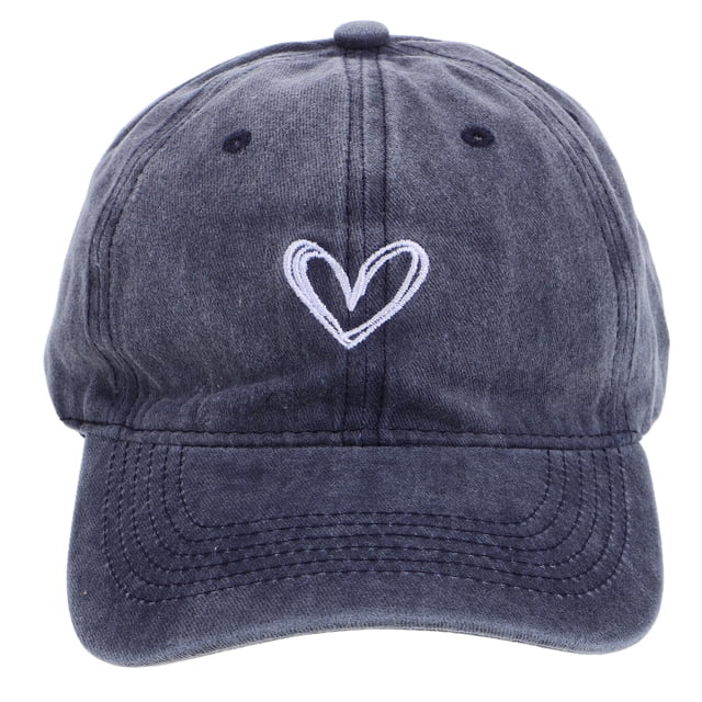 Gorra de béisbol vintage con diseño de corazón lindo Protección solar Sombrero al aire libre Gorras de estilo retro de moda