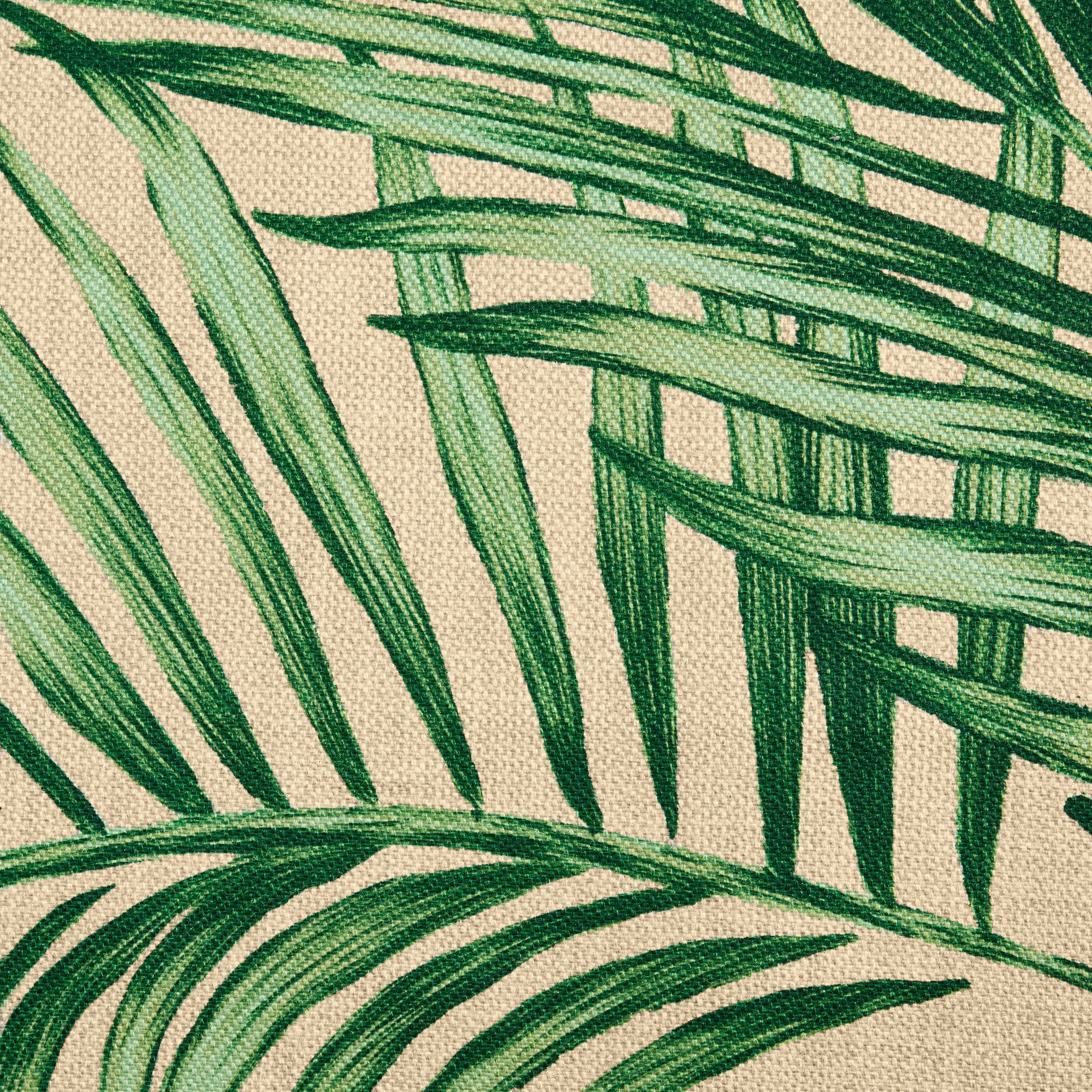Better Homes & Gardens Green Palm Outdoor Washable Area Rug, 7' x 10'