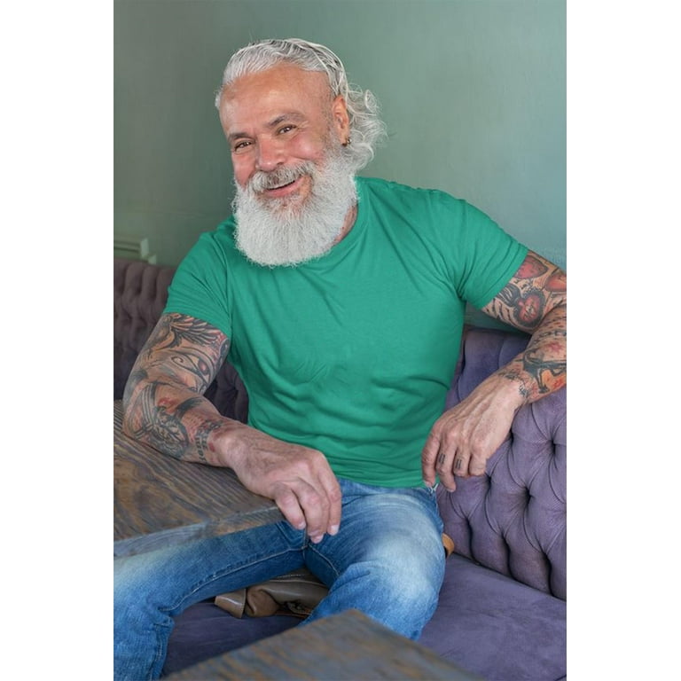 Gildan - Lotto 12 Magliette Uomo In Cotone Pesante, Colore Marrone, Taglia 4XL, 100% Cotone, T-Shirt Basic Per Lavoro E Tempo Libero