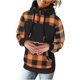 thumbnail image 2 of Pntutb - Sudadera de manga larga con estampado informal para mujer, cuello alto, con cordón, blusa con bolsillo Pntutb Pntutb-559, 2 of 5