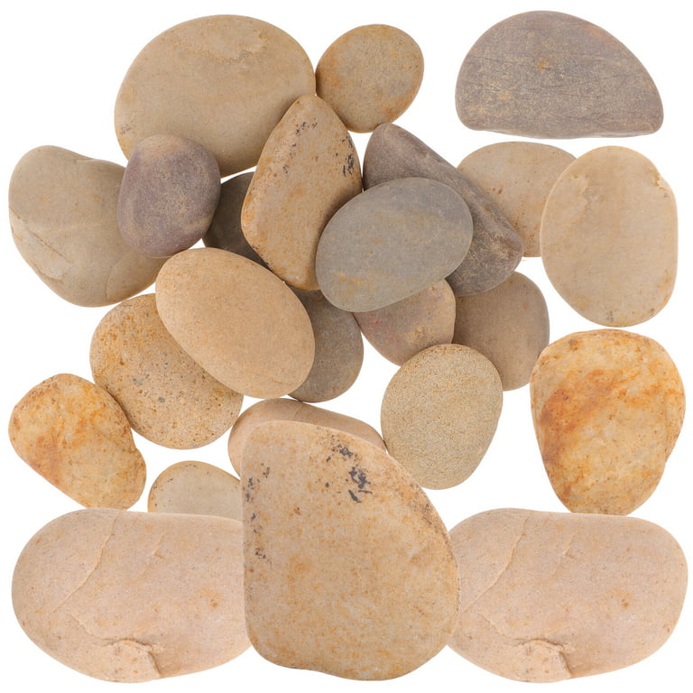 JOIKIT 60 Pcs Painting River Rocks, Natural Smooth Kindness Stones, Small Craft Rocks for DIY, Arts, Crafts, Painting, Decora