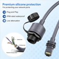 thumbnail image 3 of 2X Adaptador Ethernet para Gen 3, Minicable , Extensión A Acoplador RJ45, Resistente Al Agua, para Antena Gen 3, 3 of 5