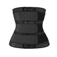 thumbnail image 1 of Hot Sweat Waist Slimming Fine-Tuning Zipper Belt Body Shaping Machine Weight Loss Exercise Belt Large Size Black XL, 1 of 4