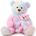 thumbnail image 1 of Oso de peluche gigante Tezituor de 100 cm con color rosa bebé, 1 of 7