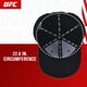 thumbnail image 5 of Gorra de Béisbol Ajustable Snapback Negra Concept One UFC, 5 of 6