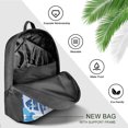 thumbnail image 3 of Shark Backpack 17 Inch Large Capacity Casual Daily Commuter Backpack, 3 of 5