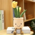 thumbnail image 2 of Muñeca de peluche con forma de planta simuladora de flores, decoración interior, 35 cm, 2 of 2
